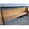 Image 1 : 8 Foot Elm Church Pew - From Duck Lake