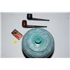 Image 1 : Aonian Pottery Tobacco Humidor & Pipes