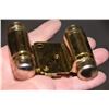 Image 2 : Brass Saloon Door Hinges