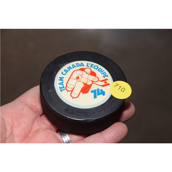 1974 Canada Hockey Puck