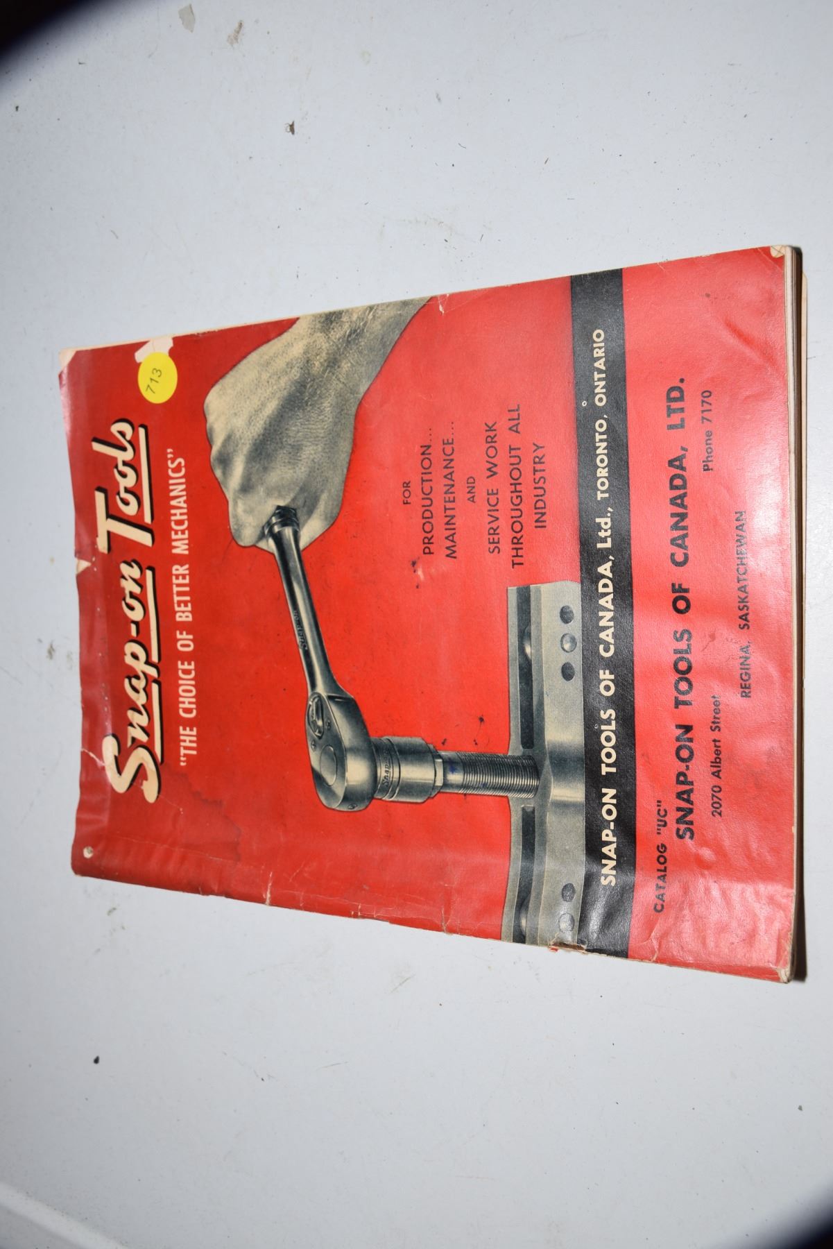 Snap On Vintage Tool Catalog