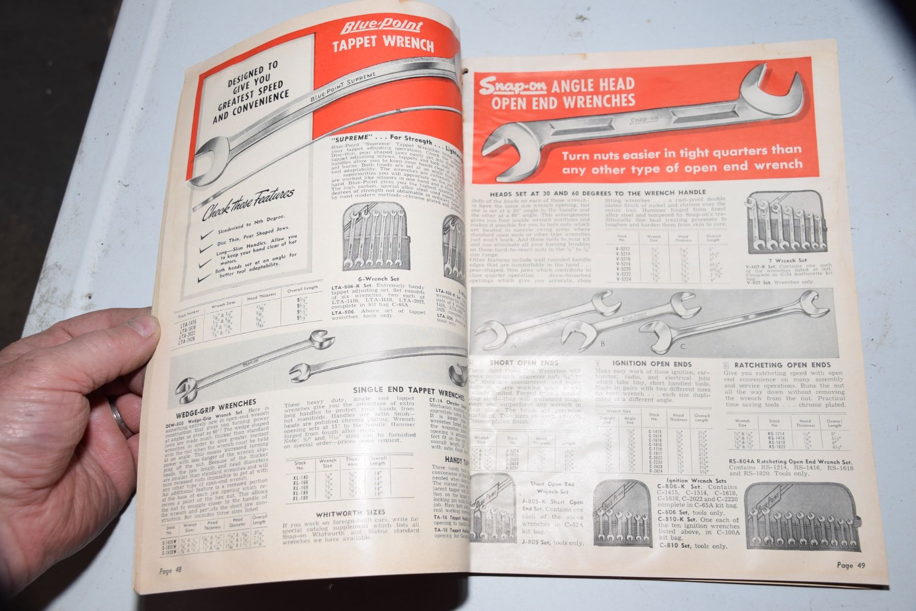 Snap On Vintage Tool Catalog