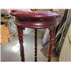 Image 4 : 2 tier cherry finish wooden plant stand, 40" could use tightening