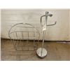 Image 1 : Bathroom magazine rack/toilet paper holder