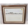 Image 1 : Framed watercolor unknown artist
