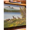 Image 2 : Flexhaug painting 23" x 17" - flawless original  signed & dated Flexie 1948