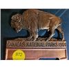 Image 2 : 1940 Canada National Park pass buffalo - Winnipeg Brass Co.