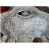 Image 3 : wicker rocking chair - "rickety" might be good for "garden art"