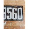 Image 3 : 1919 Saskatchewan porcelain license plate - a few touch ups