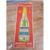 Image 1 : 1940's Lakewood ginger ale cardboard sign