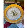 Image 1 : 22 karat gold plated antique China serving plate – chickadee series