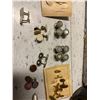Image 2 : Misc. antique buttons, rivets and cuff links