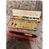 Image 1 : Reeve’s Antique pastel markers, Jumbo Eraser, fountain pen and Reeve’s Watercolor paint set.