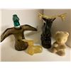 Image 1 : Avon Animal Series perfume and Aftershave bottles- Mallard Duck, Ten Point Buck, Fawn and Bear