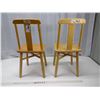 Image 3 : 2 Wooden Children's Chairs