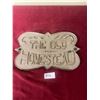 Image 1 : Cast Plaque - The Old Homestead - 13x8"