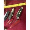 Image 2 : 8 Vintage & Assorted Jack Knives in Cigar Box