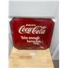 Image 1 : Coca Cola 2 Sided Bottle Rack Sign (Vintage, Tin)
