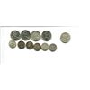 Image 2 : (4) 1867-1967 Canadian 25¢ Coins, (1) 1964 25¢, (6) Assorted Silver 10¢ Coins