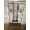 Image 6 : Art Deco Wall Divider Lamp - 11"x36"x12" - Glass Shades