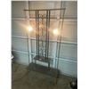 Image 7 : Art Deco Wall Divider Lamp - 11"x36"x12" - Glass Shades