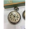 Image 2 : 2 Pocket Watches - Wesclox - As Is Ladies Watch - Flatso Tin Players