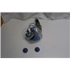 Image 21 : Back Massager, Cream & Sugar, Glass Bowl, Small Jewlery Box With 10k Necklace & Earrings, Hillborn P
