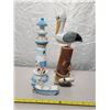 Image 1 : Lot of Wooden Lake Decorations - Pelican, Lighthouse & Boat