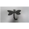 Image 2 : (6) 3" X 4" Iron Dragonfly Hooks