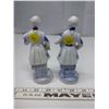 Image 2 : 2x Blue Hand Painted Ceramic Victorian Man
