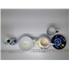 Image 2 : Misc. Blue Hand Painted Ceramics - Tea Cup, Bowl, etc.