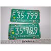 Image 1 : Set of 2 SK License Plates - "Diamond Jubilee" 1965
