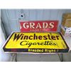 Image 1 : 2 Vintage Cigarette Signs - Grads and Winchester