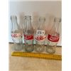 Image 1 : 4X Small Coca Cola Bottles