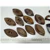 Image 2 : Lot of Antique Sad Irons (Rusted) w/ Handles and Stands