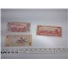 Image 2 : $2 Canadian Bills - 1954, 1974, 1986