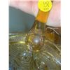 Image 3 : Vintage, Indiana, amber glass,basket with handle. No chips or cracks. Beautiful floral pattern.