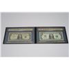 Image 1 : U.S. Two Centuries of U.S. Currency. 1957 $1 Silver Certificate & 2006 $1 Federal Reserve Note. Hous