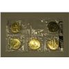 Image 1 : Lot of 5 2012 Lucky Loonies in a 5-pack from the Royal Canadian Mint. Uncirculated.