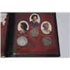 Image 2 : The Changing Face of Queen Elizabeth II. Set of 3 50 Cents including Young Head Silver 1964, 1989 Cr