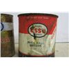 Image 3 : 2x Esso Tins Full - 1qt 5w30, 5lbs Axle Grease