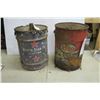 Image 1 : 2x 5Gal Oil Tin Pails - Nrth Star Limited & Esso