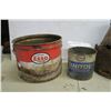 Image 2 : 3x Oil Tins - Esso 25lbs Grease Pail, Esso 5lbs Grease, North Star 5Gal