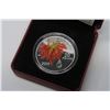Image 2 : 2009 Crystal Raindrop Silver $20. 99.99 pure Silver. This stunning coin depicts 3 beautifully colour