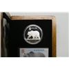 Image 2 : 2004 The Great Grizzly Bear $8 Limited-Edition Stamp & Coin Set. 99.99 pure Silver with 2 $8 Stamps,