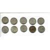 Image 1 : Lot of 10 Silver Canadian Dimes