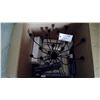 Image 2 : Large Black Rot Iron Candelabra & Candles