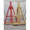 Image 1 : Pair of tabletop art easles