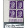 Image 1 : 4X Hitler Head Stamps, 42PFG (mint never hinged)