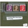 Image 1 : 3X German Hitler Head Stamps, 6, 10, 12 PFG